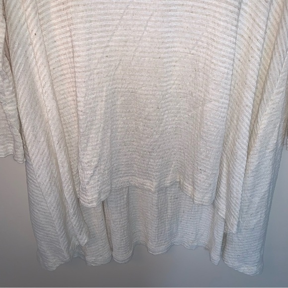 Anthropologie Postmark White Striped Top M - Picture 4 of 5